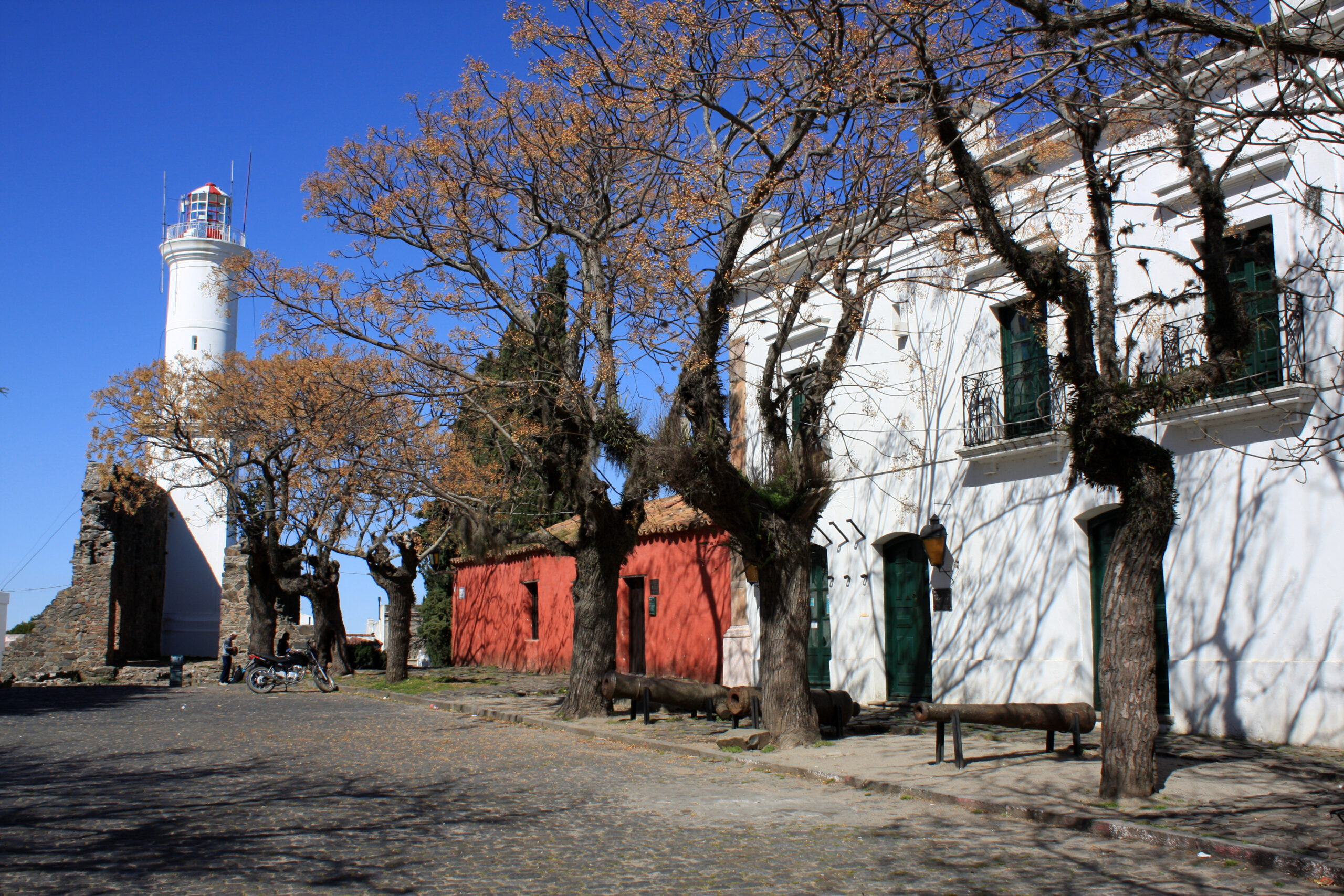 Old colonial houses and town archtecture in Colonia del Sacramento, Uruguay